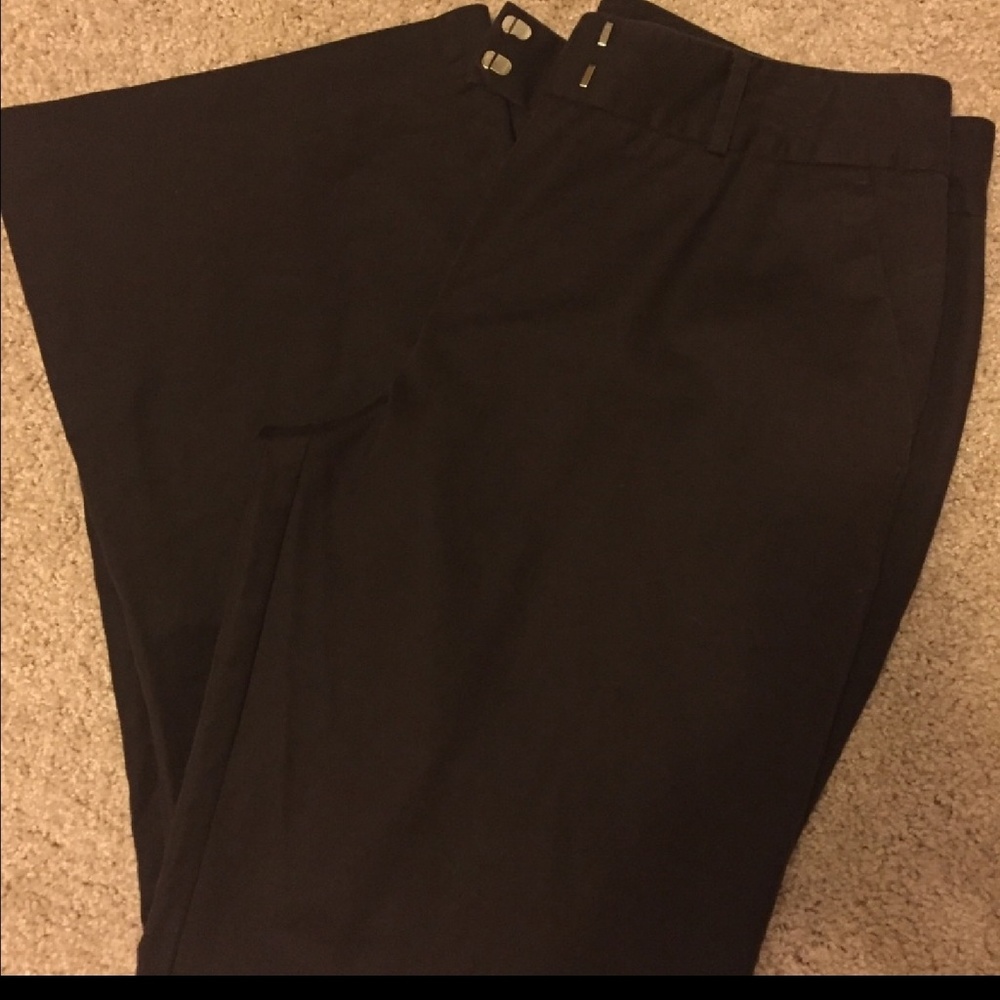 Brown cotton dress pants